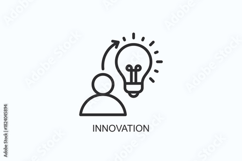 Innovation Icon Or Logo Isolated Vector Illustration