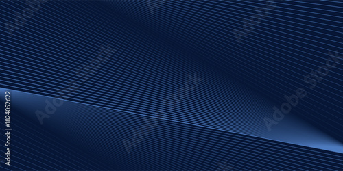 Blue background metal pattern line style. Modern blue technology abstract background. EPS 10