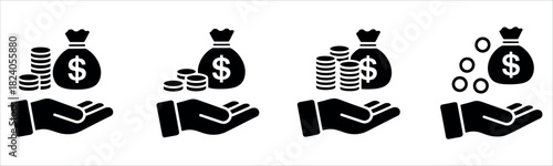Receive financial success and wealth with a helping hand, offering money and opportunity for investment and growth in your business ventures.