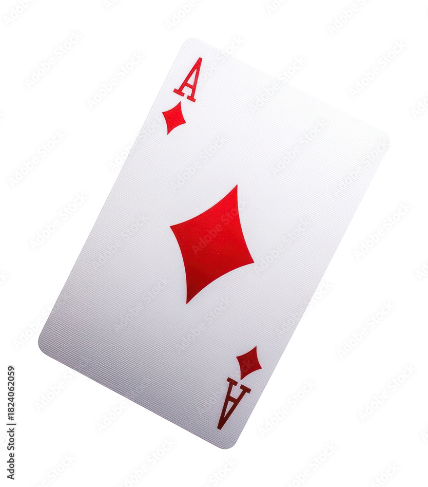 Obraz premium PNG Playing card floating diamond person.