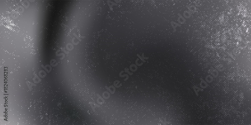 Noisy grey black abstract background. Colorful gradient. Holographic blurred grainy gradient banner background texture.