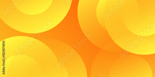 Abstract orange background with circles. Vector eps10