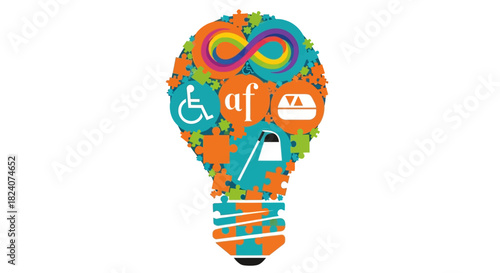 Enlightening autism awareness: A mosaic of understanding and acceptance through symbolic