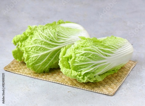 Chinese cabbage or sawi putih is either of two cultivar groups of leaf vegetables often used in Chinese