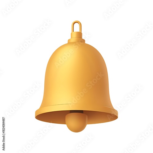3D Christmas bell icon