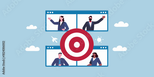 Team collaboration towards business goals with video conferencing