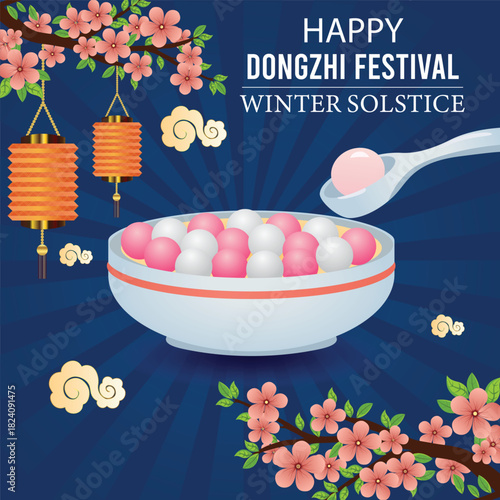 Happy Dongzhi Festival Winter Solstice Celebration
