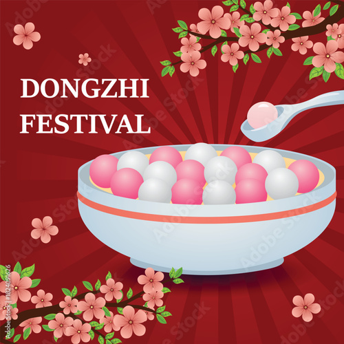 Happy Dongzhi Festival Winter Solstice Celebration