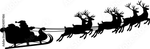 detailed vector minimalist winter christmas holiday santa claus dear street jesus 2026