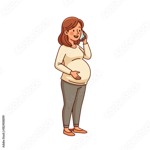 pregnant woman working, expectant mother, business discussion, company issues, manager role, female leadership, workplace communication, professional woman, business call, organizational management, c