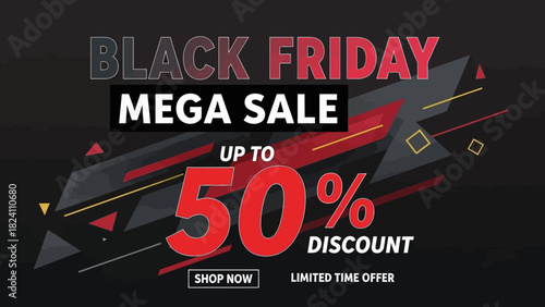 Don't miss out on Black Friday Mega Sale with up to 50 percent discount, limited time offer to shop now for deals and promotions on everything!