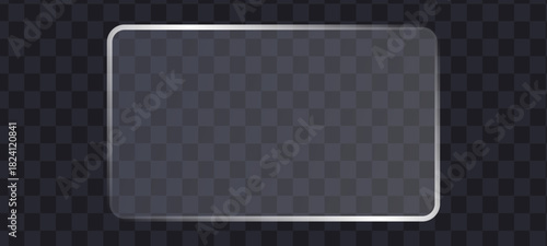 Liquid glass smartphone icon interface isolated for dark theme. White ui light frame square and circle banner with glow stroke.alphabet letter zcarbon fiber background