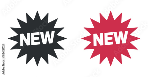 New promotion sticker badges starburst sale price tag