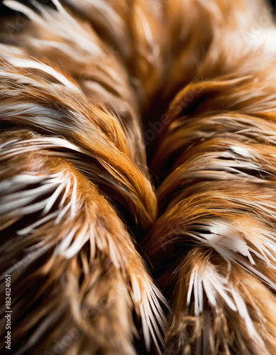 Macro Photograph of Feather Detail