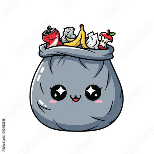 garbage, trash, waste material, household waste, rubbish disposal, waste management, litter, discarded items, landfill waste, recycling contrast, environmental concern, waste bin contents, unwanted de