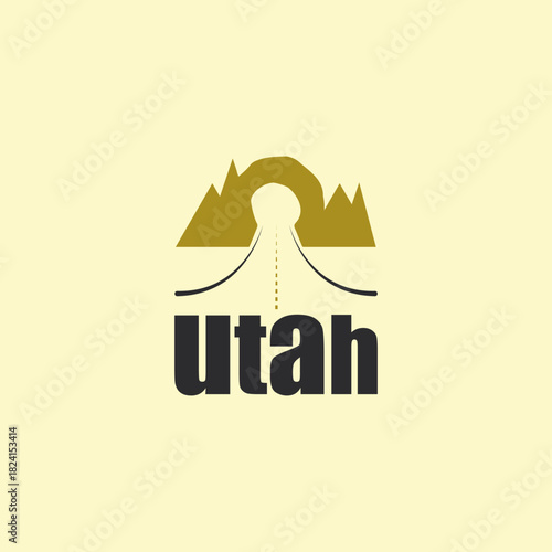 Bold and modern Utah typography design created with the Impact font and a minimal landscape silhouette.
Perfect for posters, travel concepts, branding, and clean typographic layouts.
