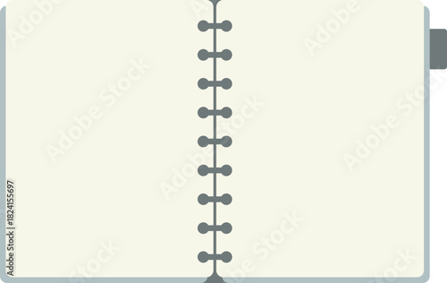 Vector of Blank notebook illustration