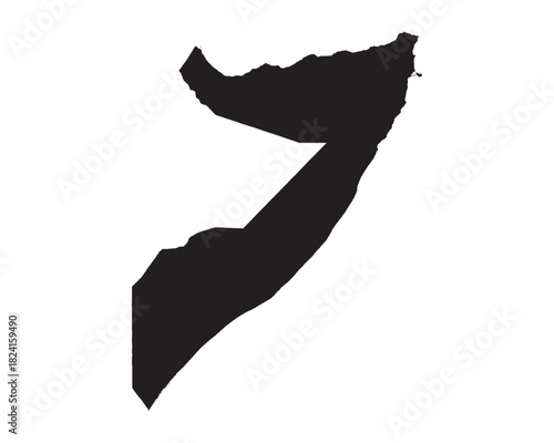 Somalia map vector