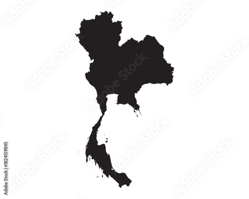 Thailand map vector