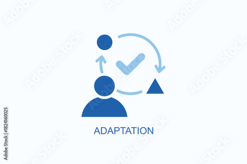 Adaptation Icon Or Logo Isolated Vector Illustration