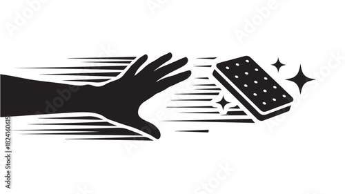 Achieve sparkling results with a powerful cleaning motion, perfect for showcasing efficiency and effectiveness in cleaning services with a modern touch and dynamic visuals