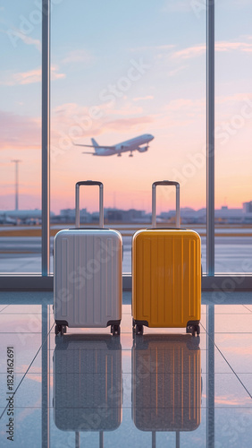luggage at the airport