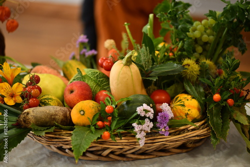corbeille de légumes