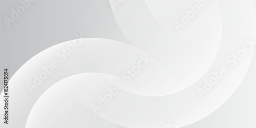 Minimalist White Spiral Background . Modern concept for graphic design, background, web design, poster, banner, book, slideshow.