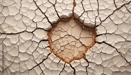 Arid Earth: Cracked Mud Texture