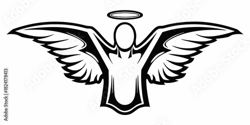 angel wings vector illustration