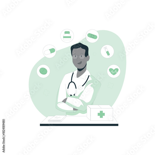 Medicine Cartoon Illustrations