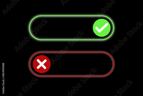 Click for submit concept open and close website 