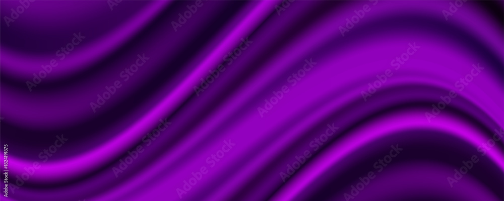 Fototapeta premium Luxury elegant background with silk drapery. 3d illustration, 3d rendering.