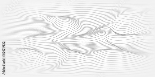 simple minimal wavy line pattern background