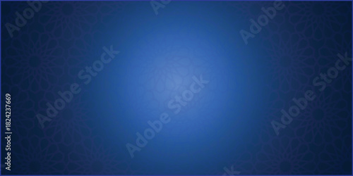 Ramadan Kareem. Gold moon and abstract luxury islamic elements background