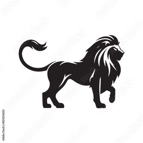 vector illustration of a lion