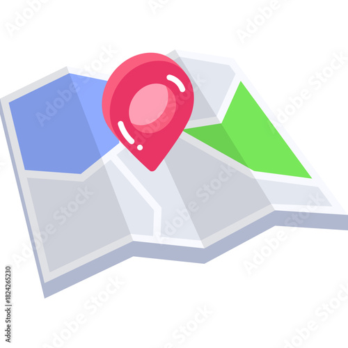 Map Location with Pin