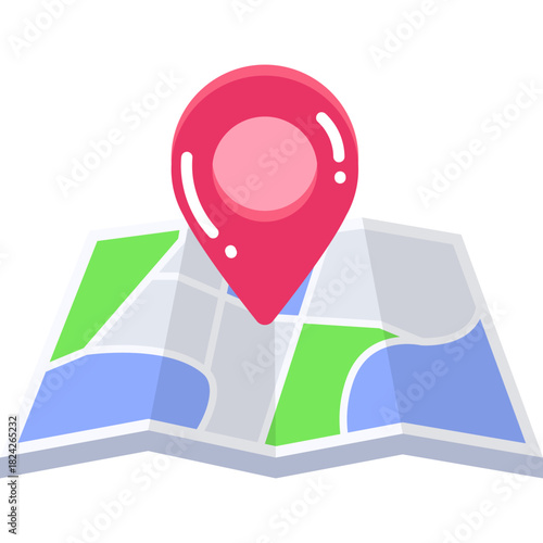 Map Location with Pin