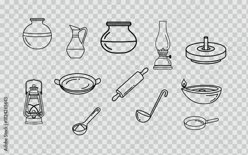 Vintage Kitchenware and Lighting Icons