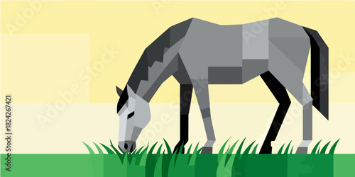 Background of the Year of the Horse Poster