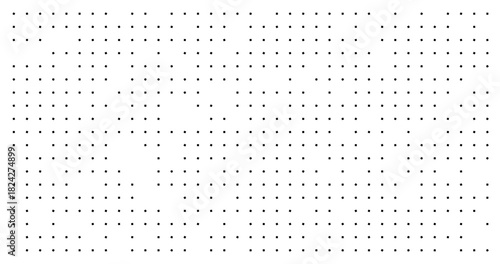 Geometric pattern of small rotated black squares arranged in random density on a clean white isolated background perfect for modern design, web, or abstract art vector illustration