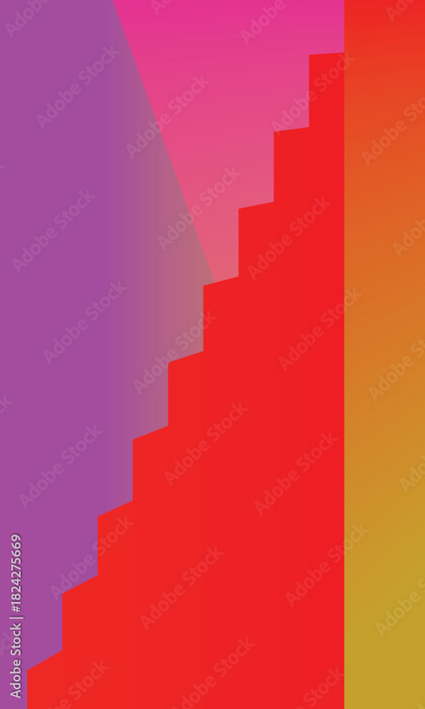 Fototapeta premium abstract background with colorful stripes