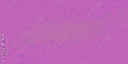 Background with wave dotted lines. Halftone pattern. Design in pop-art style, comic book. Retro, vintage backdrop. Vector illustration.  Pink-violet color