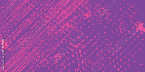 Abstract running Poster Design %E2%80%93 Abstract Colorful Splash Illustration in Purple and Blue for City Marathon, eps10