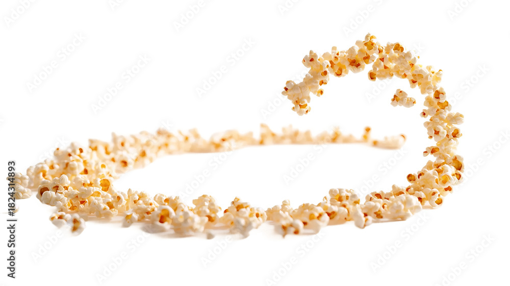 Obraz premium Popcorn Spiral Magic