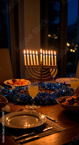 still life with candles