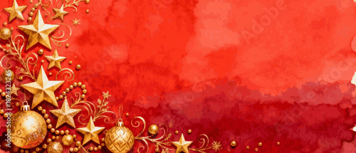 Thai Holiday Glow background Christmas See Thong isolated watercolor vector illustration svg