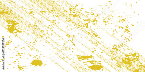 Abstract yellow Grunge Sport Background with Paint Streaks, design