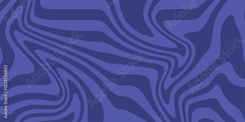 Abstract blue wavy lines pattern background. Vector psychedelic retro style backdrop. Waves, swirl and twirl pattern. waves seamless pattern abstract background . 