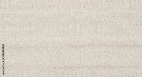 Light beige woven fabric close up showing natural texture and subtle detail